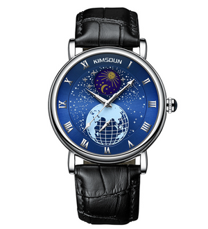 New KIMSDUN men's watch luminous starry sky moon automatic mechanical watch men's business waterproof watch K-2024A