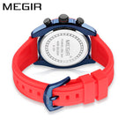 New MEGIR Men's Watch Fashion Multifunction Watch Waterproof Luminous Sports Watch 2209