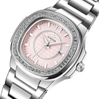 WWOOR new women's watch fashion diamond steel strap lady watch quartz waterproof business and causal watch 8874