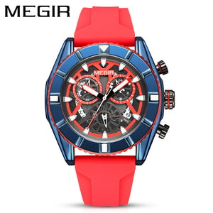 New MEGIR Men's Watch Fashion Multifunction Watch Waterproof Luminous Sports Watch 2209