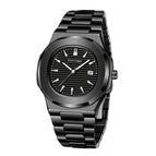 Classic watches men's business quartz watches steel strap luminous waterproof watches simple dial men's casual watches 1520