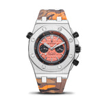 KIMSDUN men's fashion two-eye silicone waterproof automatic mechanical watch sports watch K-1223A