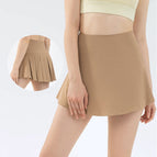 Sports Short Skirt Yoga Clothes Summer Women Running Pleated Tennis Skirt Clothes Anti-Exposure Backing Culottes DS173