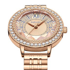 Watch women Ling-shaped cut glass gypsophila female watch simple fashion gift rose gold diamond watch SL5801