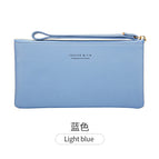 Touch screen mobile phone bag wallet women's long large-capacity thin 2022 new simple change clutch bag QB312