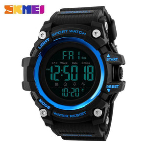 SKMEI Outdoor Sport Smart Watch Men Bluetooth Fitness Watches 5Bar Waterproof Digital Watch1227