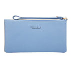 Touch screen mobile phone bag wallet women's long large-capacity thin 2022 new simple change clutch bag QB312