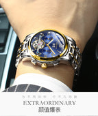 KIMSDUN business watch watch men's tourbillon mechanical watch multi-function luminous waterproof watch K-1896A