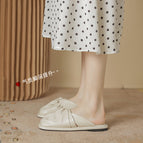 Half slippers women's 2022 spring and summer new slippers women's square toe sandals women's outer wear slippers women 132-1