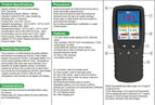 8 in 1 Air Quality Monitor Indoor Outdoor PM2.5, PM1.0, PM10, HCHO, TVOC Detector Meter Tester Temperature and Humidity Sensor