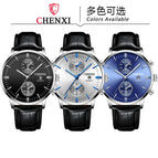 CHENXI Men's Watch 071 Quartz Watch Fashion Men's Watch waterproof calendar men casual watch CX-071A