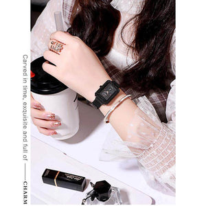 GEDI 3076 Fashion Casual Watch Korea style WomenElegant Luxury Stainless Steel Magnetic Strap Waterproof Ladies Diamond Rhinestone Analog Quartz Wristwatch