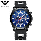 Relogio NIBOSI 2333 Mens Watches Top Brand Luxury Unique Sport Watch Men Quartz Clock Waterproof Wrist Watch Silicone Montre Homme