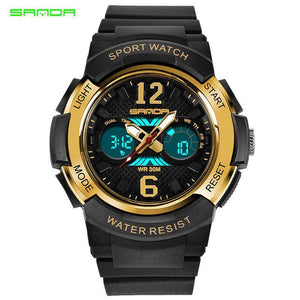 SANDA 757 Chrildred'sTop Sports Watches Women Waterproof  Chronograph Alarm Watch boy girl watch student watches