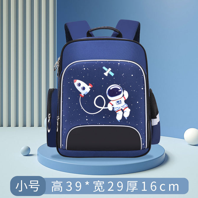 Astronaut primary school schoolbag new 1-6 grade cartoon lightening children's schoolbag printing  schoolbag