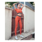 Women's tracksuits simple fashion quick dry running two-piece yoga set Y26B0428 / 9