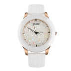 GUOU 8026 Fashion Women's Watches Luxury Watches waterproof Bracelet Ladies Watch Women Leather Diamond watch