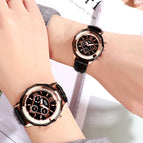 Gedi Couple lovers watch fashion British waterproof business office ladies quartz casual watch 9318