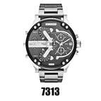 LEEMOON Large Size Fashion Trendy Personality Large Dial Leisure Alloy Steel BandQuartz Leisure DZ Watch Big Watch
