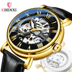 CHENXI's new high-end watch men's hollow mechanical watch waterproof luminous automatic mechanical watch CX-8878