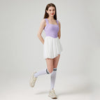 Tennis Pleated Skirt Women's Exercise Skirt Anti-Exposure Fitness Running Quick-Drying Badminton Yoga Skirts Golf Skirt 308