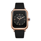 New arrival artistic luminous quartz watches women's net red fashion silicone small square watch women's watch