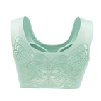 Plus Size Bra Seamless Vest Butterfly Beauty Back Bra Gathering No Steel Ring Underwear