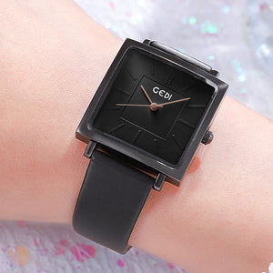 GEDI Women watch Retro Square Fashion Simple office lady business casual Waterproof Quartz lady Watch 21007