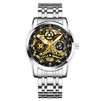 KIMSDUN NEW fashion trend automatic mechanical watch hollow watch men's sports waterproof men's watch K-1975A