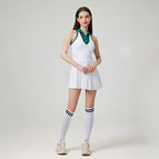 Lulu New Outdoor Sleeveless Badminton Dress Tennis Skirt Sports Suit Women's Golf Pantskirt Women 307
