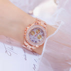 BS New Hot Sale Watch Three Needle Decorated Full Diamond Women's Watch FA1245