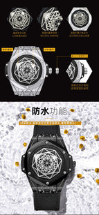KIMSDUN men's watch Creative Silicone Watch Fashion Personality boys Student Waterproof Quartz Watch K-720D