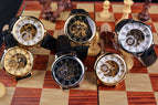 Forsining Men's Fashion Retro Hollow-out Transparent Mechanical manual Watch men's casual watch SLZa26