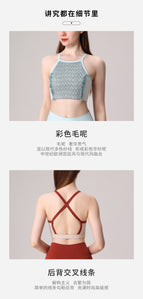 2023 Popular yoga suit Beautiful Back Tank-Top Yoga Clothes Two-Piece Suit Professional Training Fitness runnning women sports set TZ-230324
