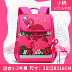 [Local Warehouse] New space bag schoolbag cartoon double shoulder children's boys and girls' wear-resistant and breathable Backpack school bag for boys 726 Star sky blue small