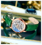 Chenxi new watch women's fashion diamond-encrusted waterproof automatic hollow mechanical watch watch CX-8830