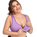 Large size Bra zipper sports bra lady running yoga bra without rims sports women bra vest 7652