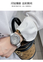 NEW Dimini starry watch female full diamond heavy industry exquisite fashion temperament ladies steel strap watch 6433