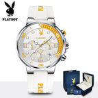 PLAYBOY 3036 Hot selling male watch Fashion multi-function sports watch Student quartz watch Men's watches gifts for fanther