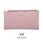 Touch screen mobile phone bag wallet women's long large-capacity thin 2022 new simple change clutch bag QB312