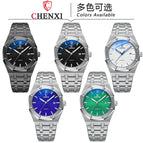 CHENXI Strong Luminous Waterproof Men's Watch Stainless Steel Fashion Trend Watch CX-8248