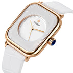 WWOOR women's watch fashion leather waterproof leisure simple office lady female quartz casual watch 8873