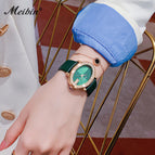 MEIBIN women watch new fashion Oval shell surface dial office lady watch diamond quartz watch 1658