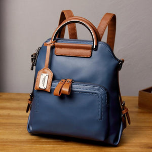 2021 new women bag hit color fashion retro single shoulder bag student lady backpack 161