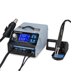 YIHUA 992DA+ 4 in 1 LCD Digital Hot Air Heater Soldering Station + Smoking Electric Soldering Iron BGA Rework Station