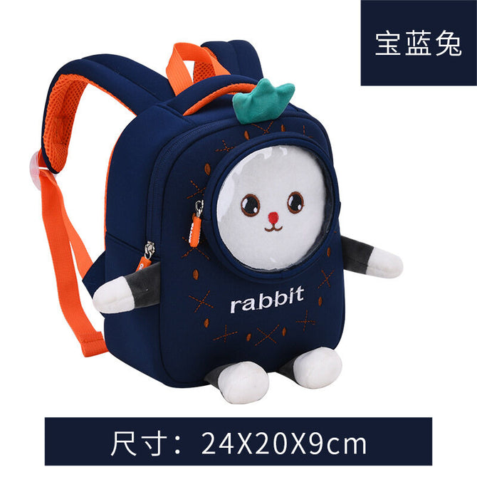 New kindergarten schoolbag girls and boys cartoon cute mini backpack children bag OL60s schoolbag