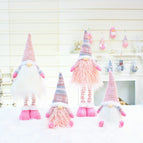 Christmas new telescopic rod faceless doll window Christmas decoration supplies dwarf Santa Claus Christmas decoration supplies