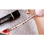 GEDI 81023 Fashion Casual Watch Hot Sale Women Elegant Luxury Diamond Stainless Steel Waterproof Ladies Dress Analog Quartz Wristwatch