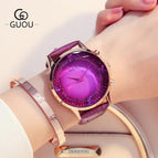GUOU 8107 2019 Women's Watches Diamond Ladies Watch Top Brand Luxury Watches Fashion Montre Femme Diamond Watch