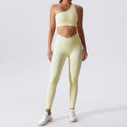 Women yoga suits 2023 new running Sportswear fast drying tight fitness running execise suit women 6921